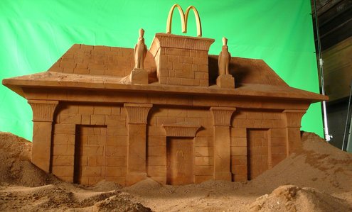 Mc Donald's Egyptien archeology